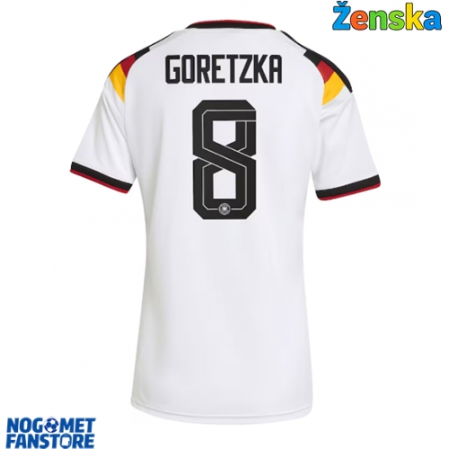 Njemačka Leon Goretzka #8 Domaci Dres za Ženska SP 2026 Kratak Rukav